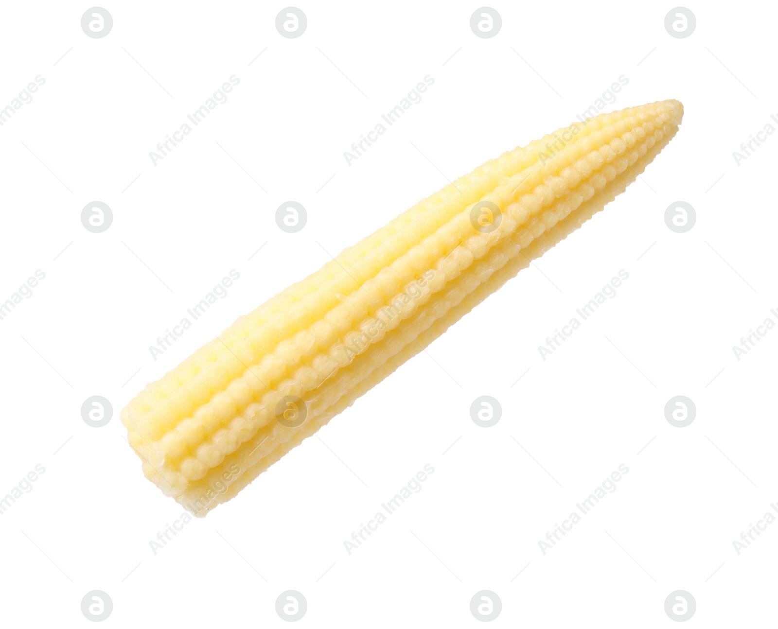 Photo of Tasty fresh baby corn isolated on white