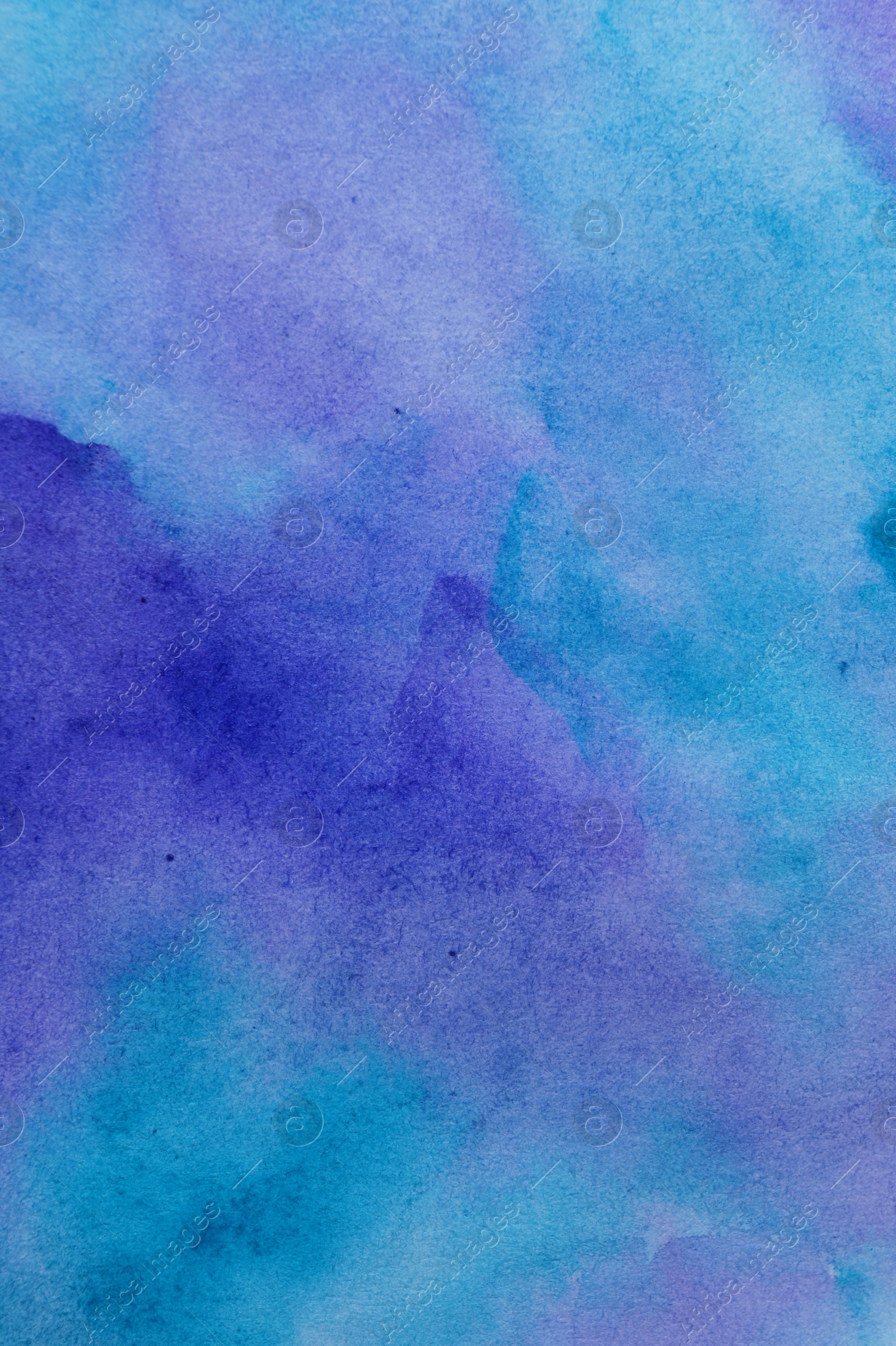 Photo of Abstract colorful watercolor painting as background, top view