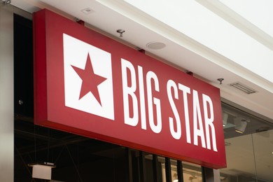Photo of Siedlce, Poland - July 26, 2022: Big Star store in shopping mall