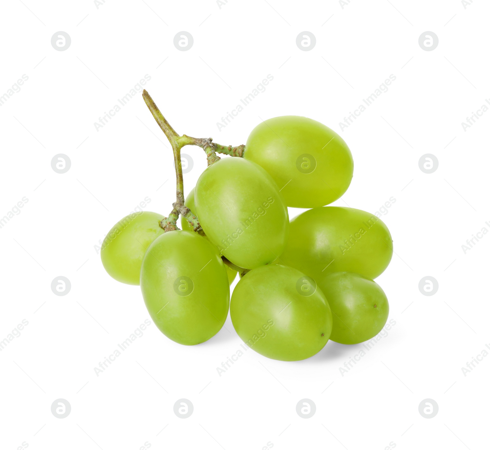 Photo of Fresh ripe juicy grapes isolated on white