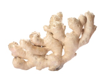 Photo of Whole fresh ginger root isolated on white