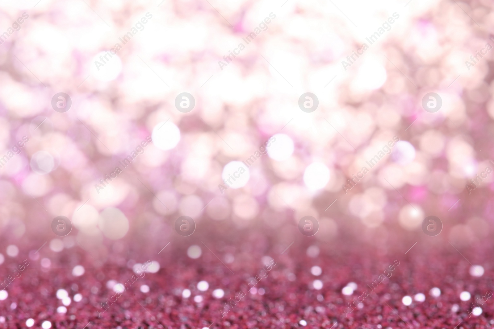 Image of Blurred view of pink glitter as abstract background, bokeh effect