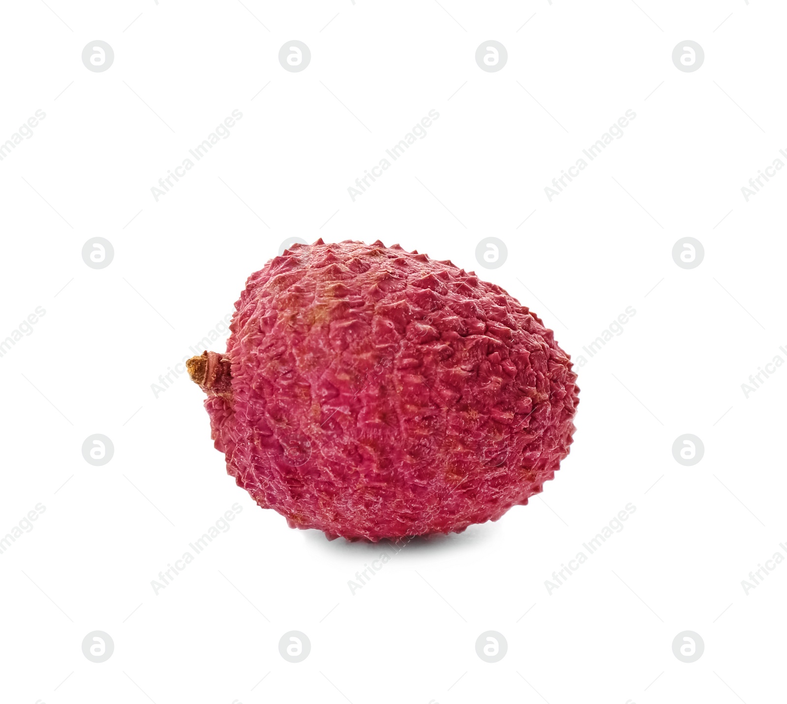 Photo of Whole ripe lychee fruit isolated on white