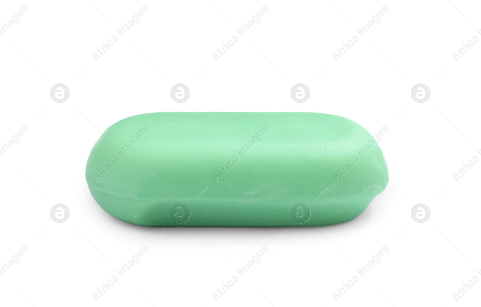 Photo of Soap bar on white background. Personal hygiene