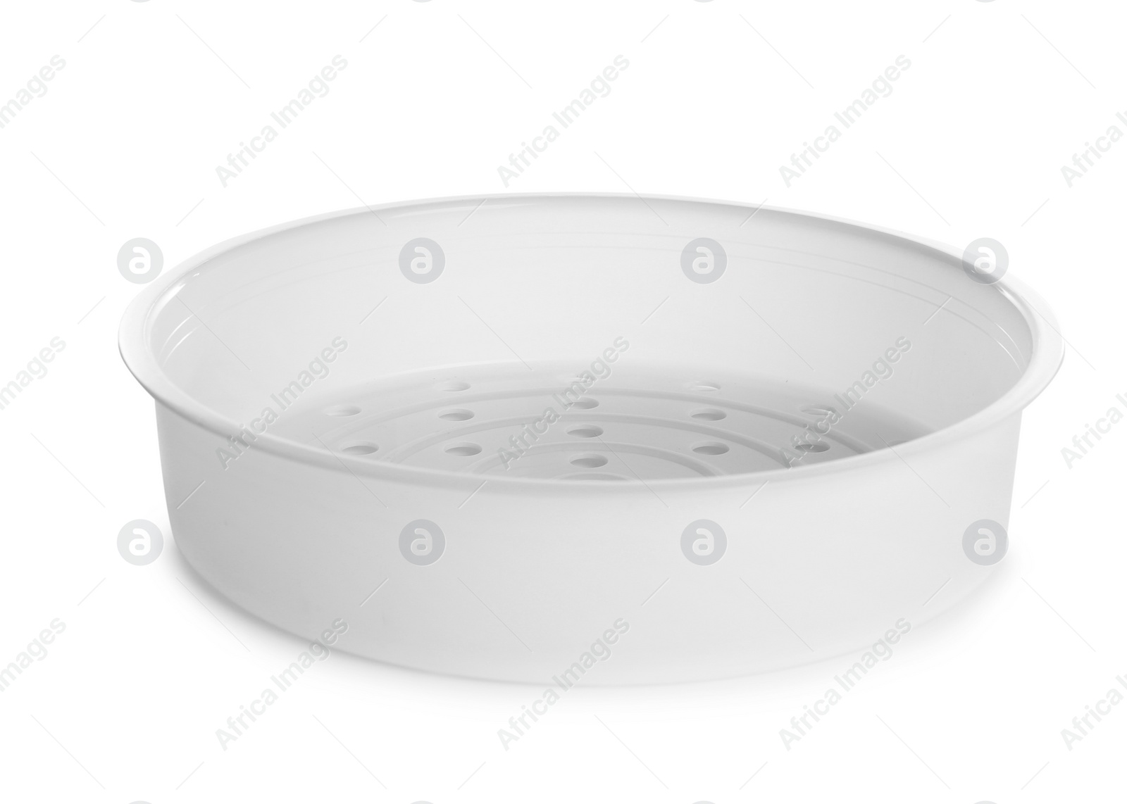 Photo of Modern multi cooker steaming container isolated on white