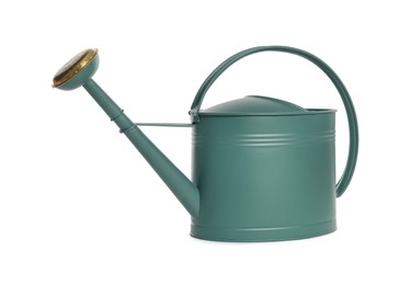 Photo of Watering can isolated on white. Gardening tool