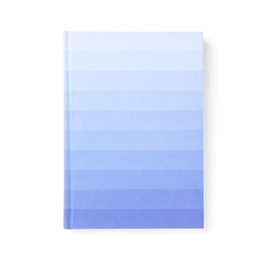 Colorful notebook on white background. School stationery