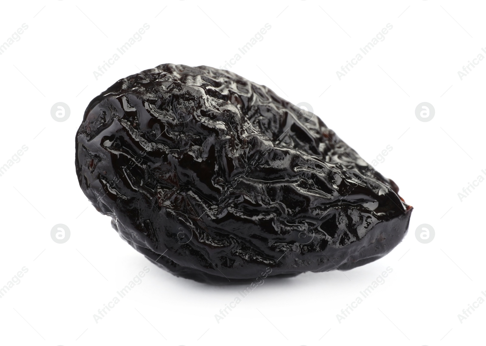 Photo of One sweet dried prune isolated on white