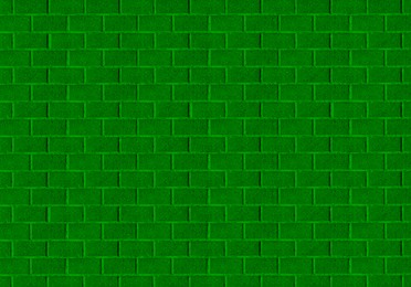 Image of St. Patrick day. Green brick wall as background