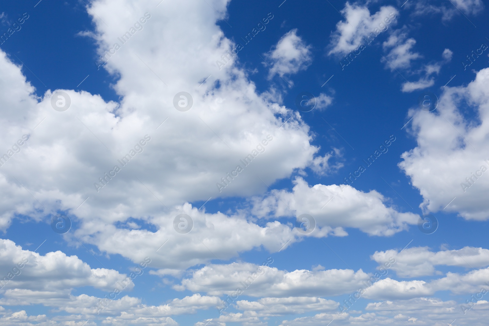 Photo of Picturesque view of blue sky with fluffy clouds