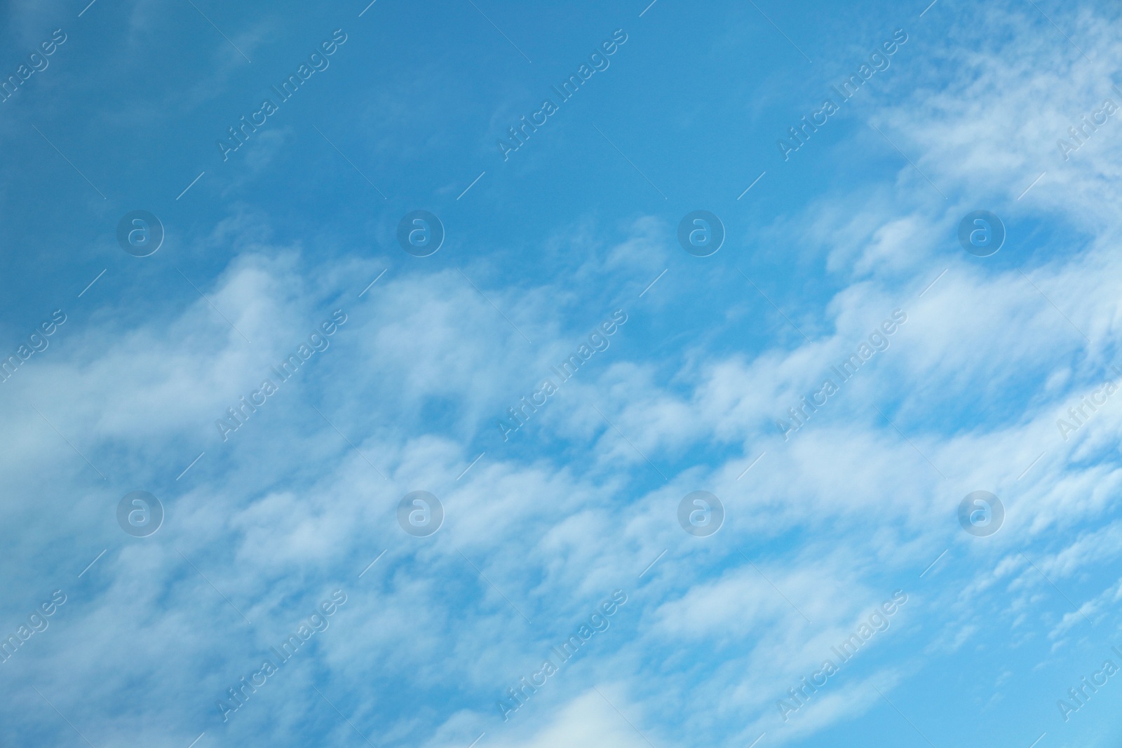 Photo of Beautiful blue sky with white clouds on sunny day