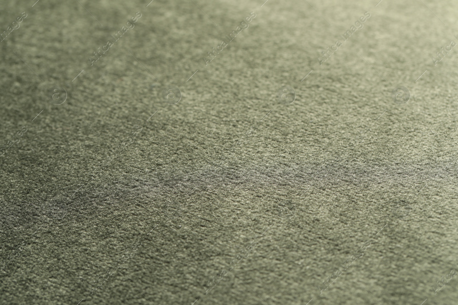 Photo of Texture of soft grey fabric as background, closeup