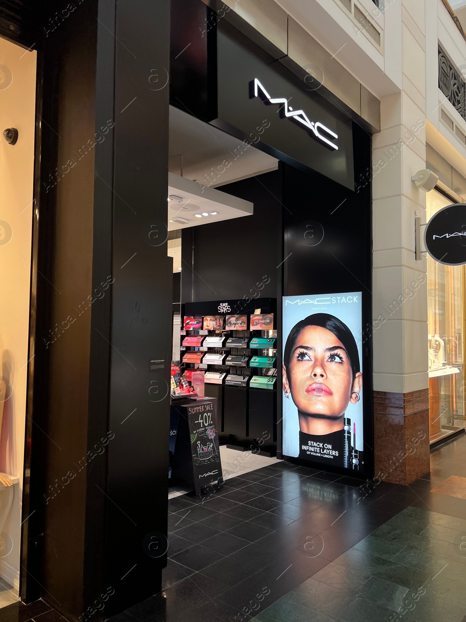 Photo of Poland, Warsaw - July 12, 2022: Official Mac store in shopping mall