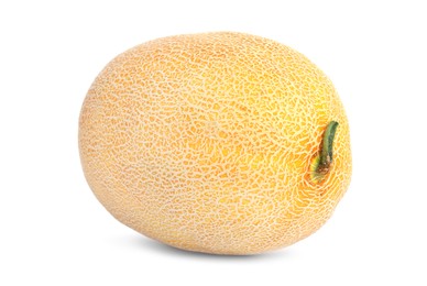 Photo of Whole tasty ripe melon isolated on white
