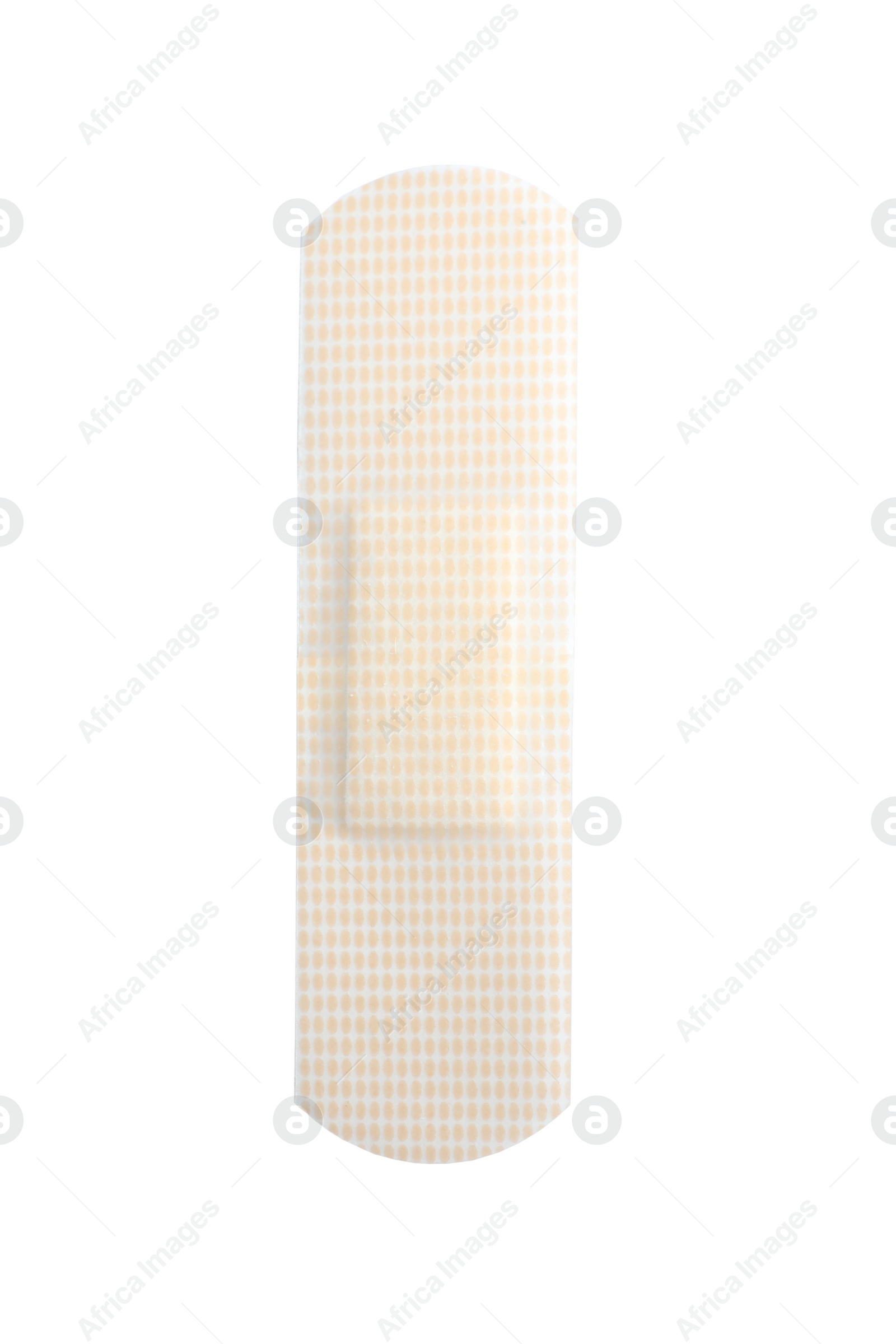 Photo of Medical sticking plaster isolated on white. First aid item