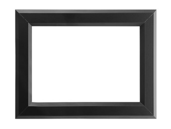 Image of Black frame isolated on white. For mirror, photo, picture, painting and others