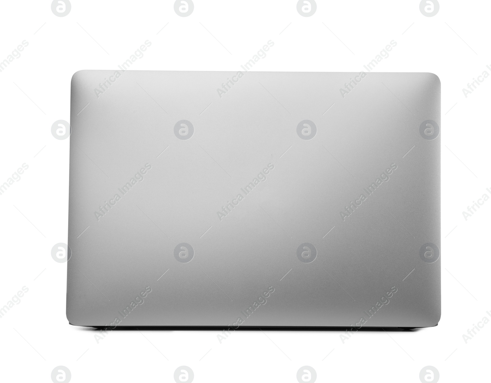 Photo of Laptop on white background. Modern technology