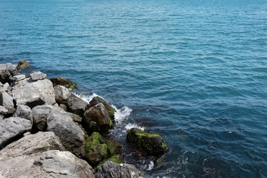 Photo of Beautiful view of stones in sea