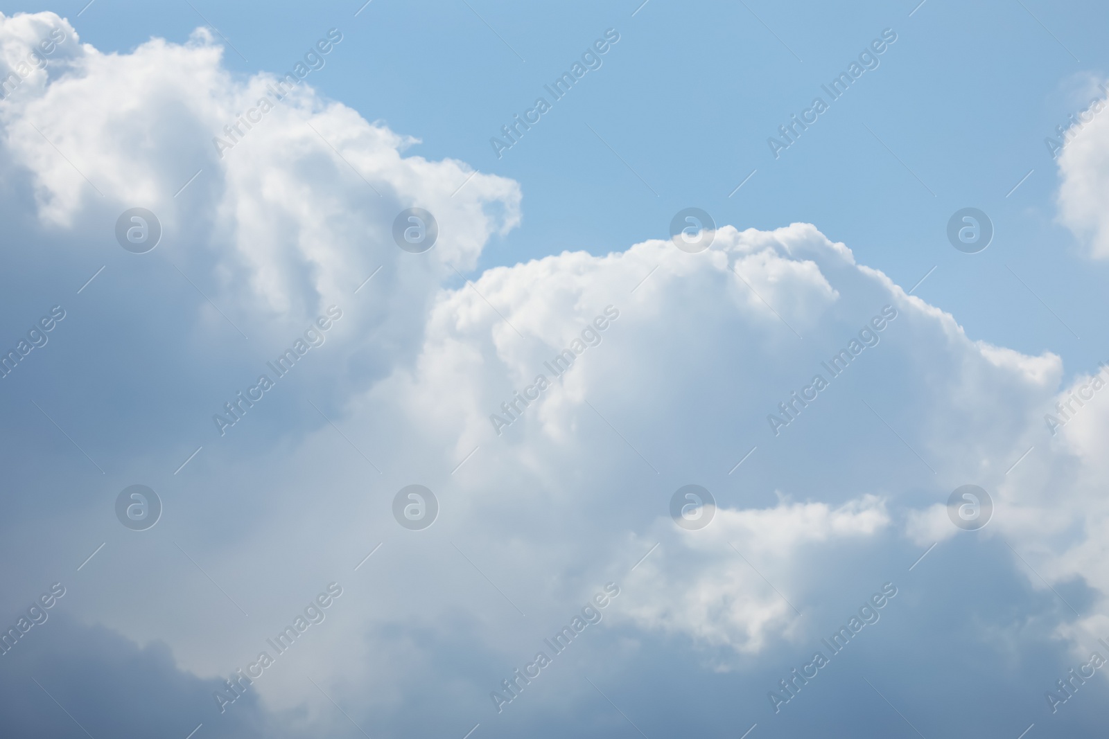 Photo of Beautiful view of blue sky with white clouds