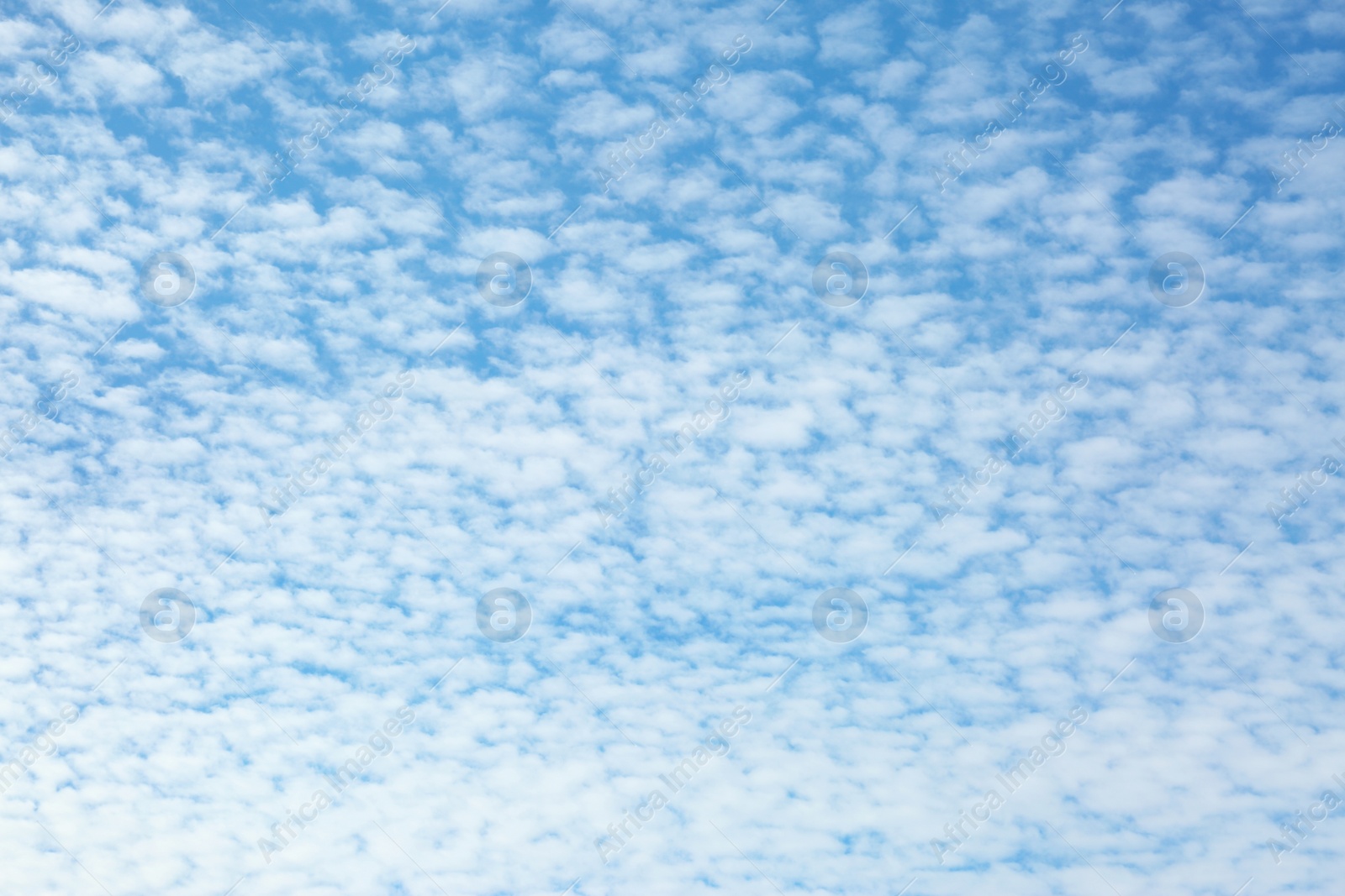 Photo of View of beautiful blue sky with white clouds