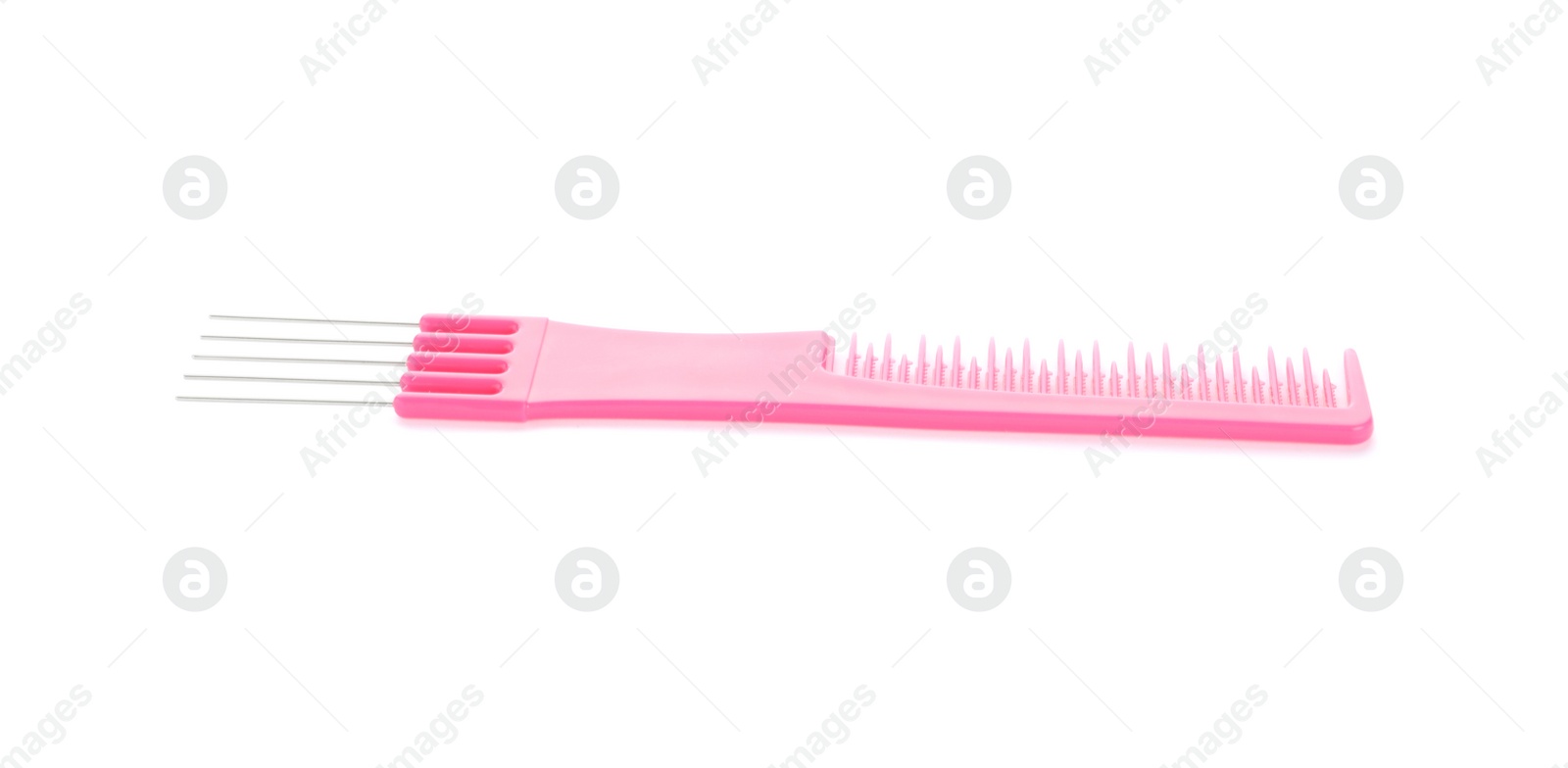 Photo of New pin tail comb isolated on white