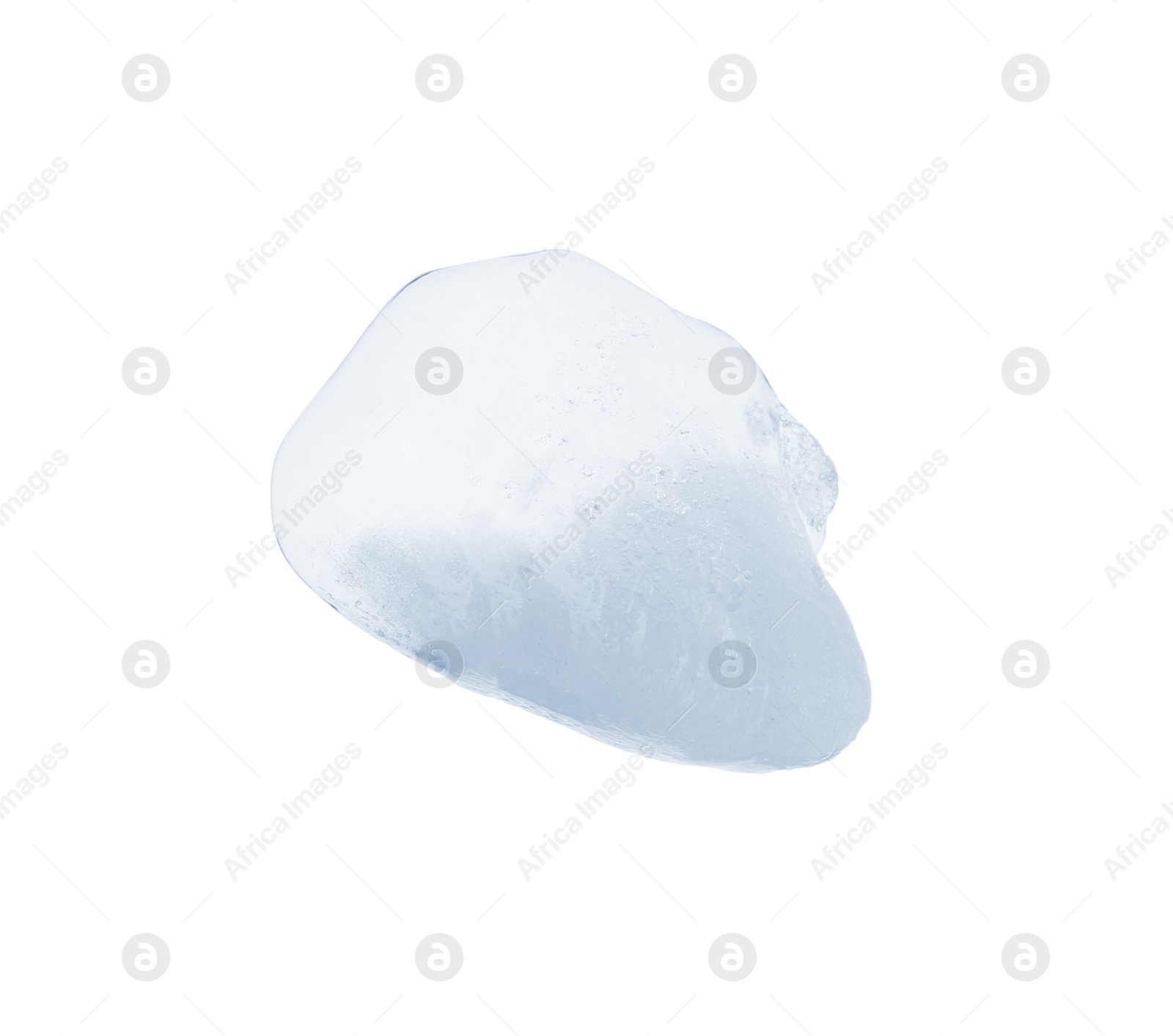 Photo of Piece of clear ice isolated on white