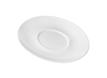 Ceramic plate isolated on white. Cooking utensil