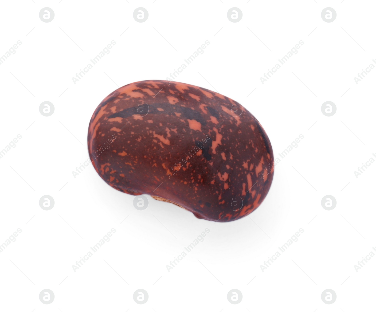 Photo of Dry kidney bean isolated on white, top view