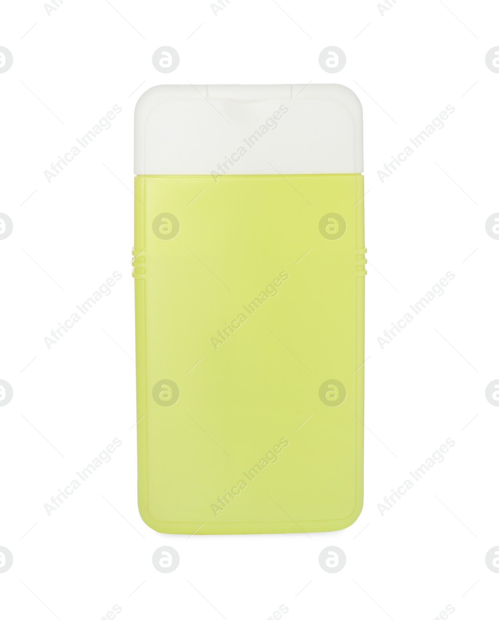 Photo of Bottle of shower gel isolated on white