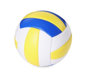 One volleyball ball isolated on white. Sport equipment