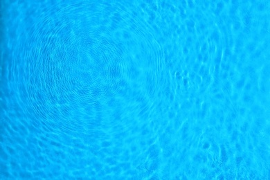 Image of Pure water with ripples in swimming pool