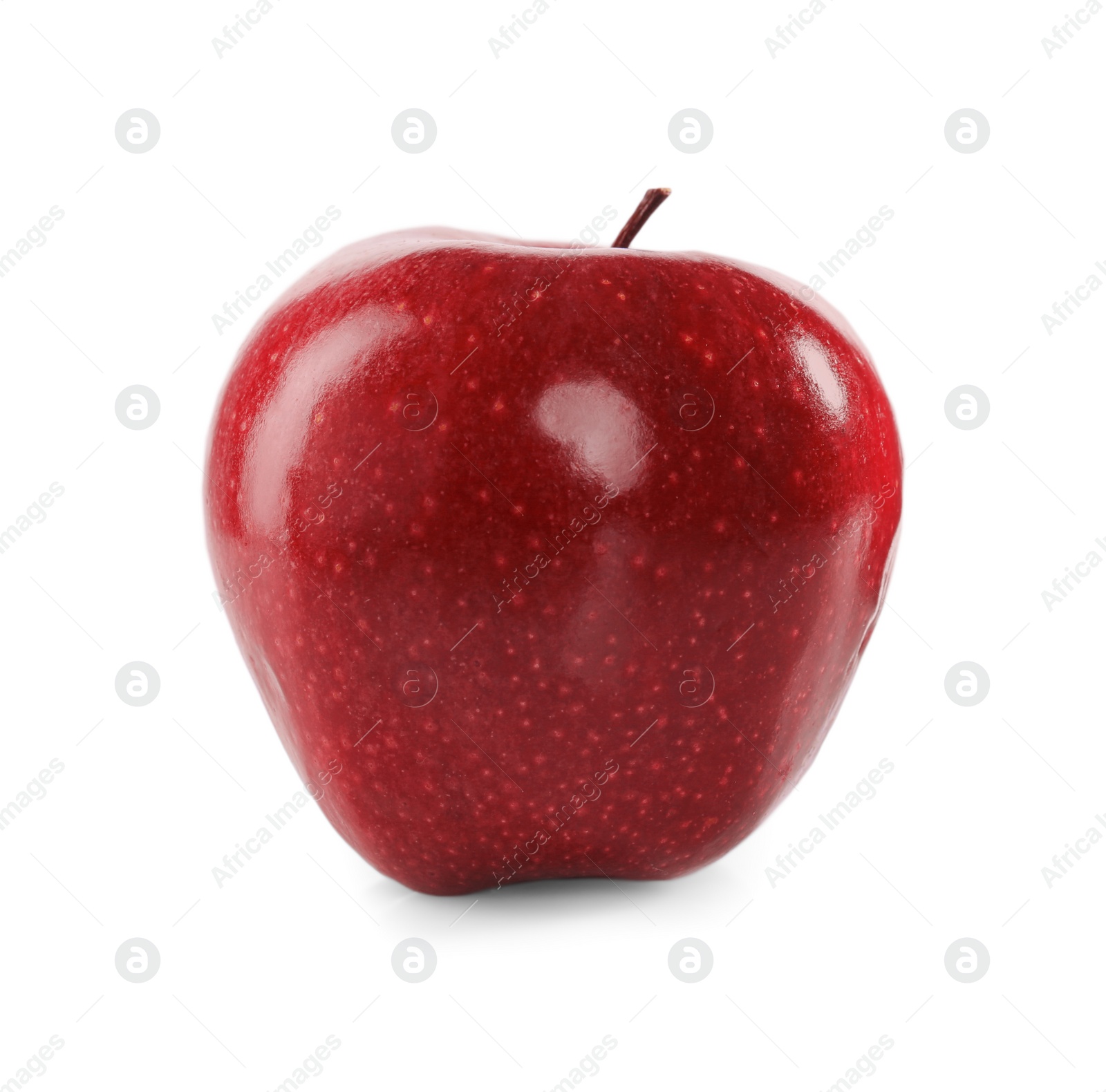 Photo of Fresh juicy red apple isolated on white