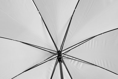 Photo of Color umbrella as background, closeup view