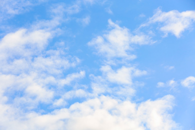 Picturesque view of beautiful sky with clouds