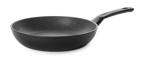 New non-stick frying pan isolated on white