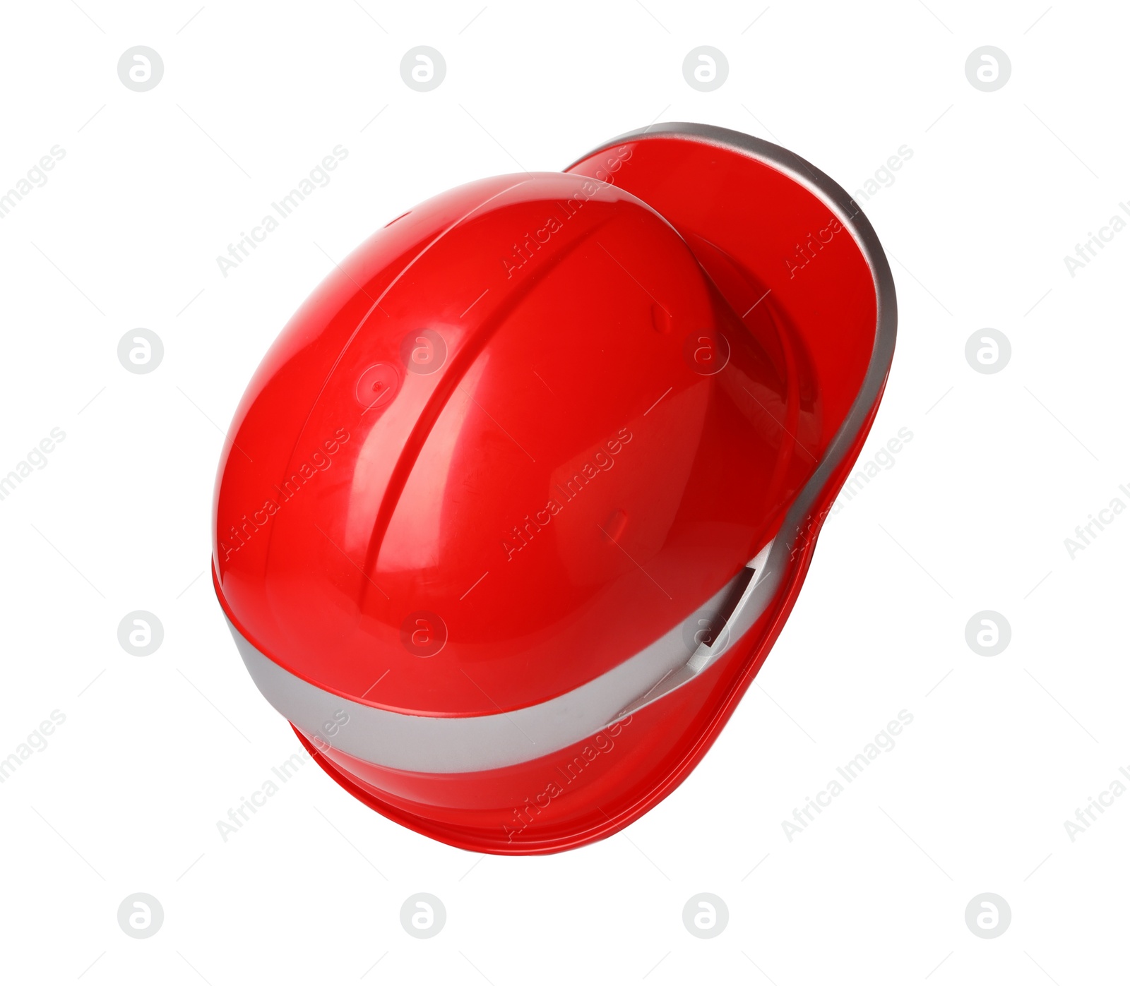 Photo of Safety hardhat isolated on white. Construction tool