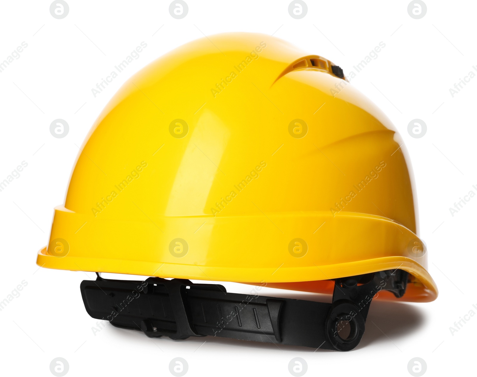 Photo of Safety hardhat isolated on white. Construction tool