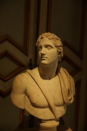 Photo of Rome, Italy - February 3, 2024: Bust “Portrait of Alexander the Great” in Borghese Gallery