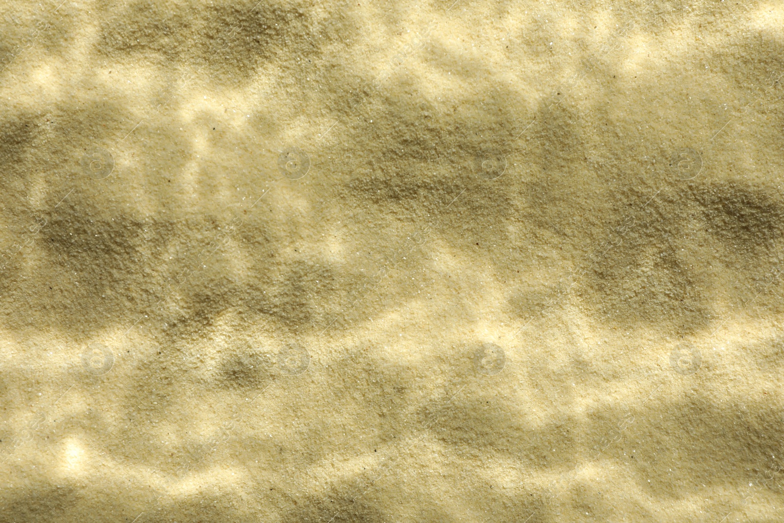 Photo of Sand under water as background, top view