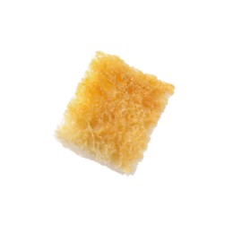 Photo of One delicious crispy crouton isolated on white