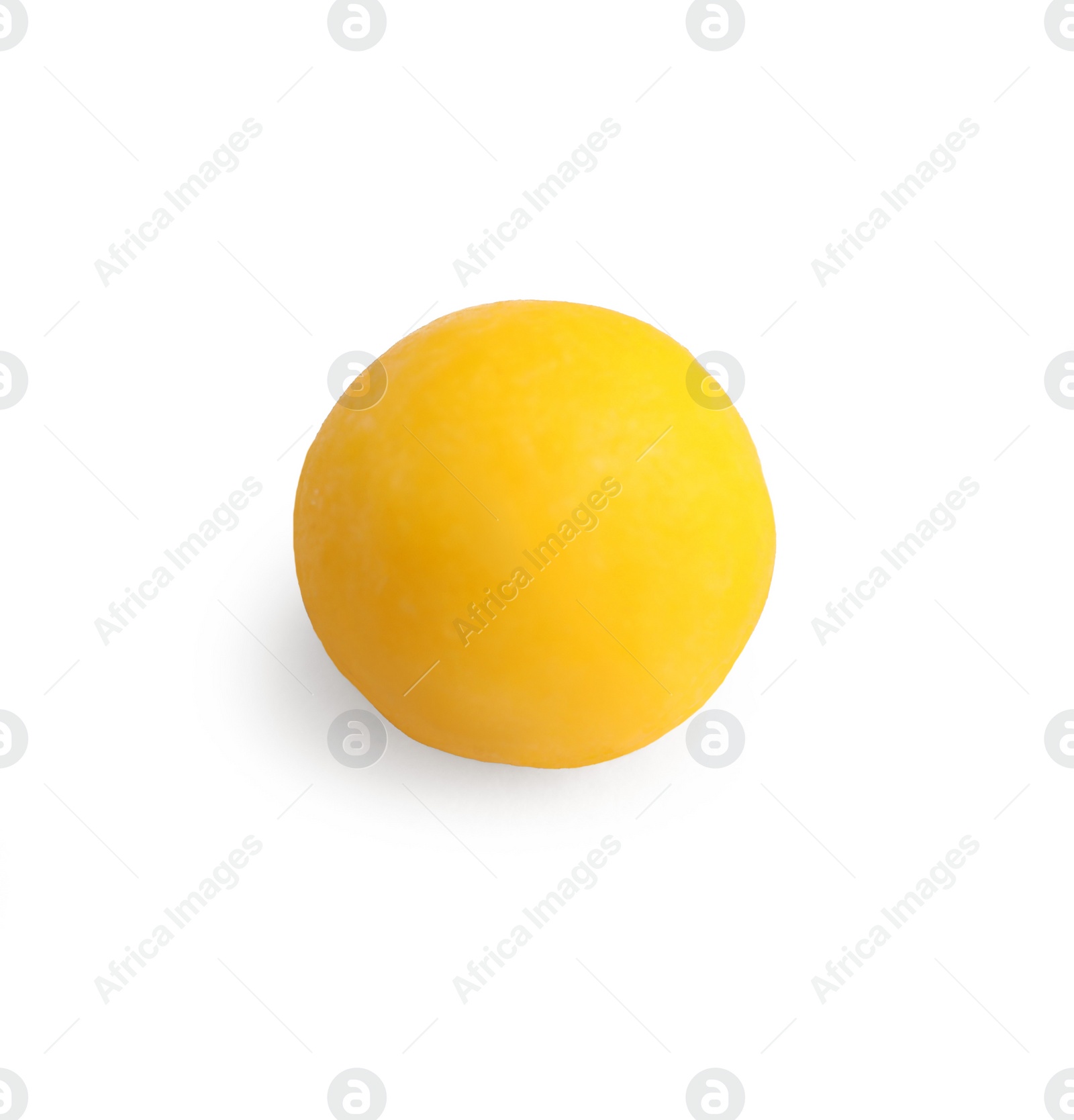 Photo of One pill isolated on white, top view