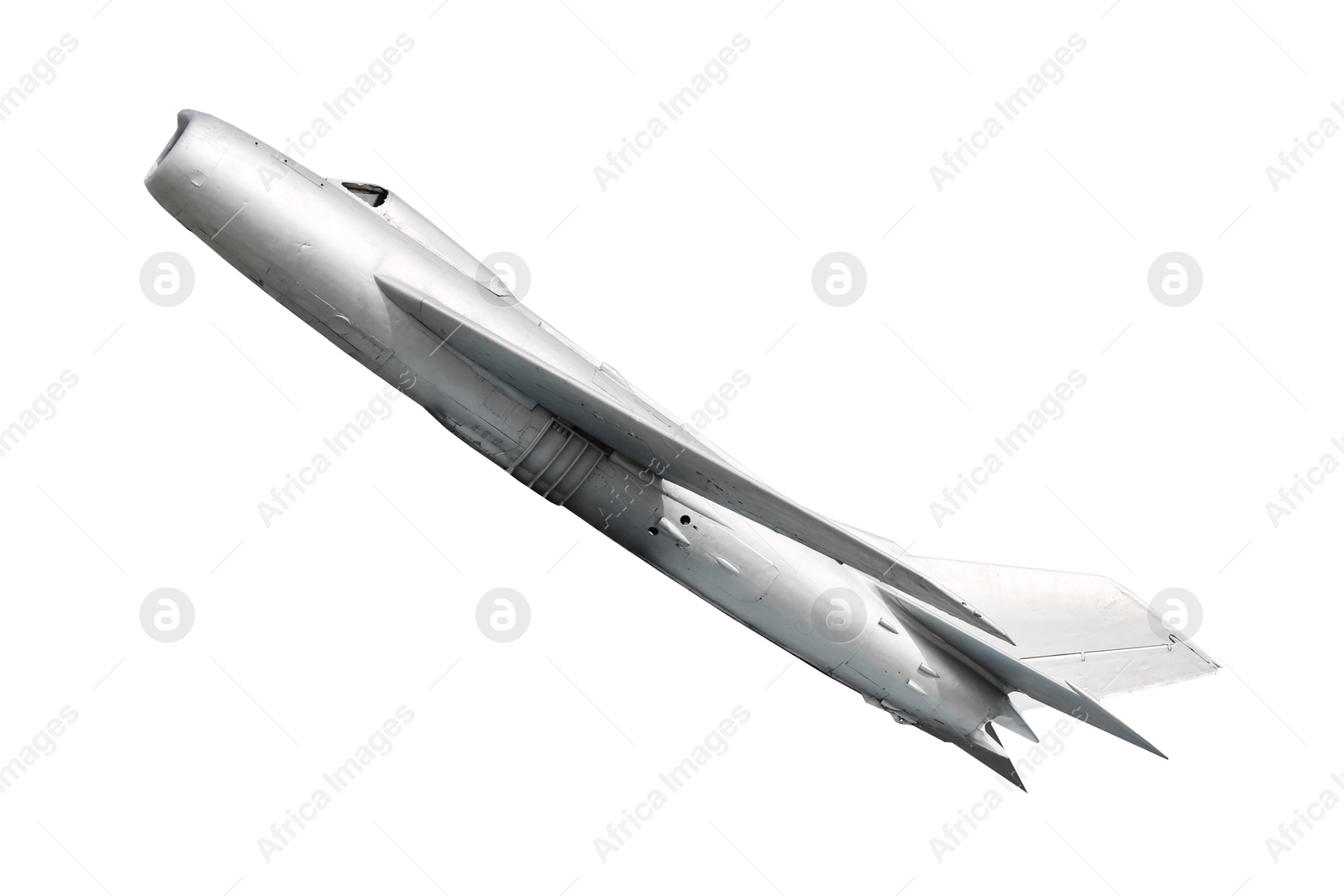 Image of Jet fighter isolated on white. Military machinery