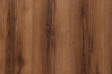 Photo of Texture of wooden surface as background, top view