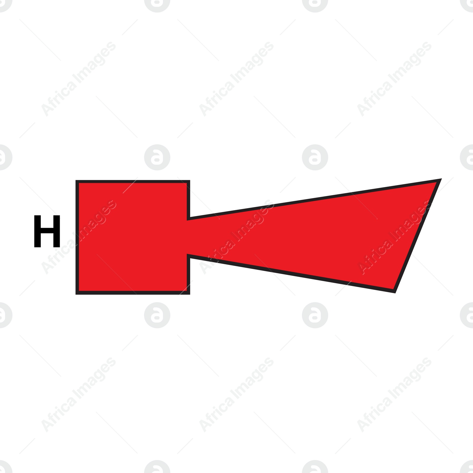 Image of International Maritime Organization (IMO) sign, illustration. Halon horn