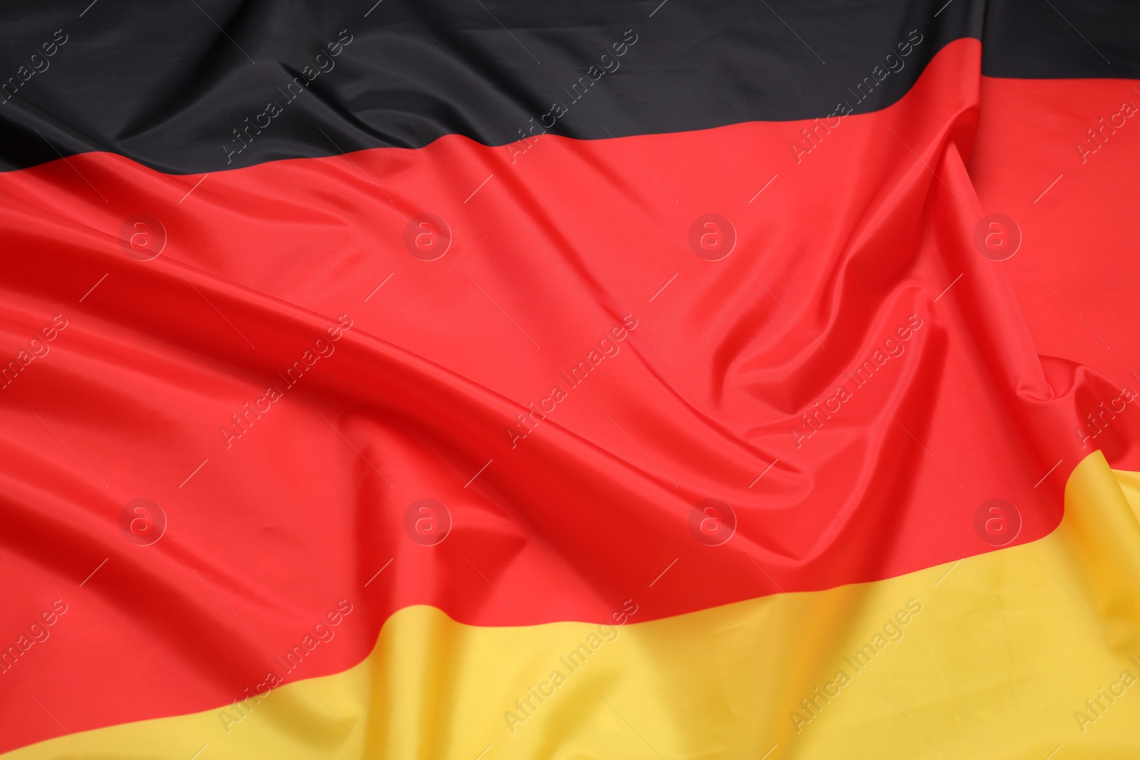 Photo of Flag of Germany as background, closeup. National symbol