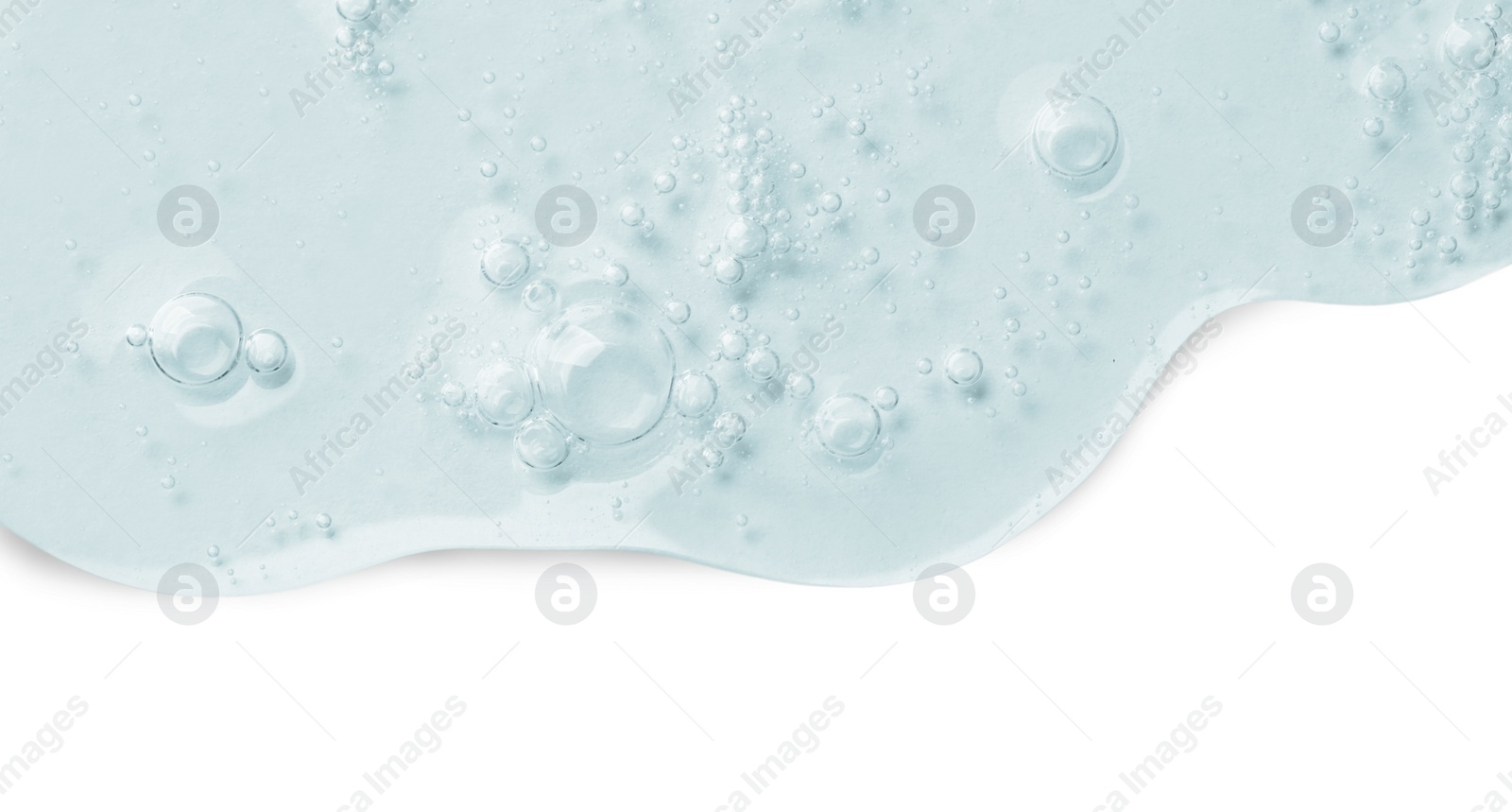 Image of Serum on white background, top view. Skin care product