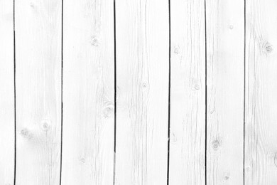 Texture of white wooden planks as background