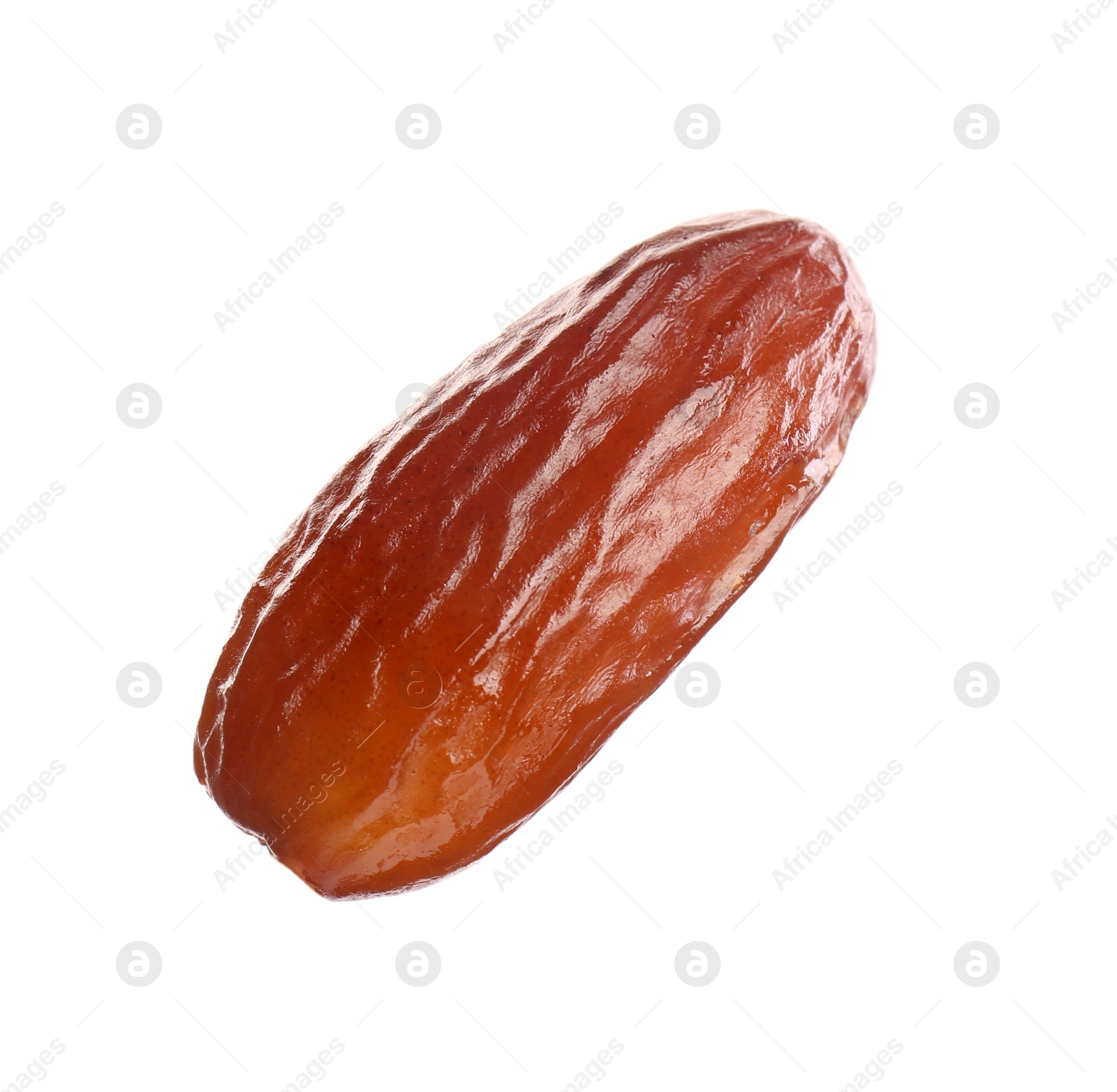 Photo of Tasty sweet dried date isolated on white