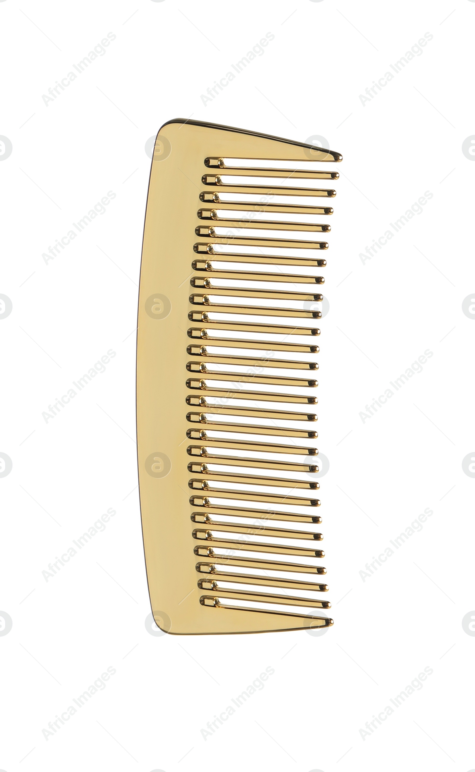 Photo of Hairdresser tool. Hair comb isolated on white