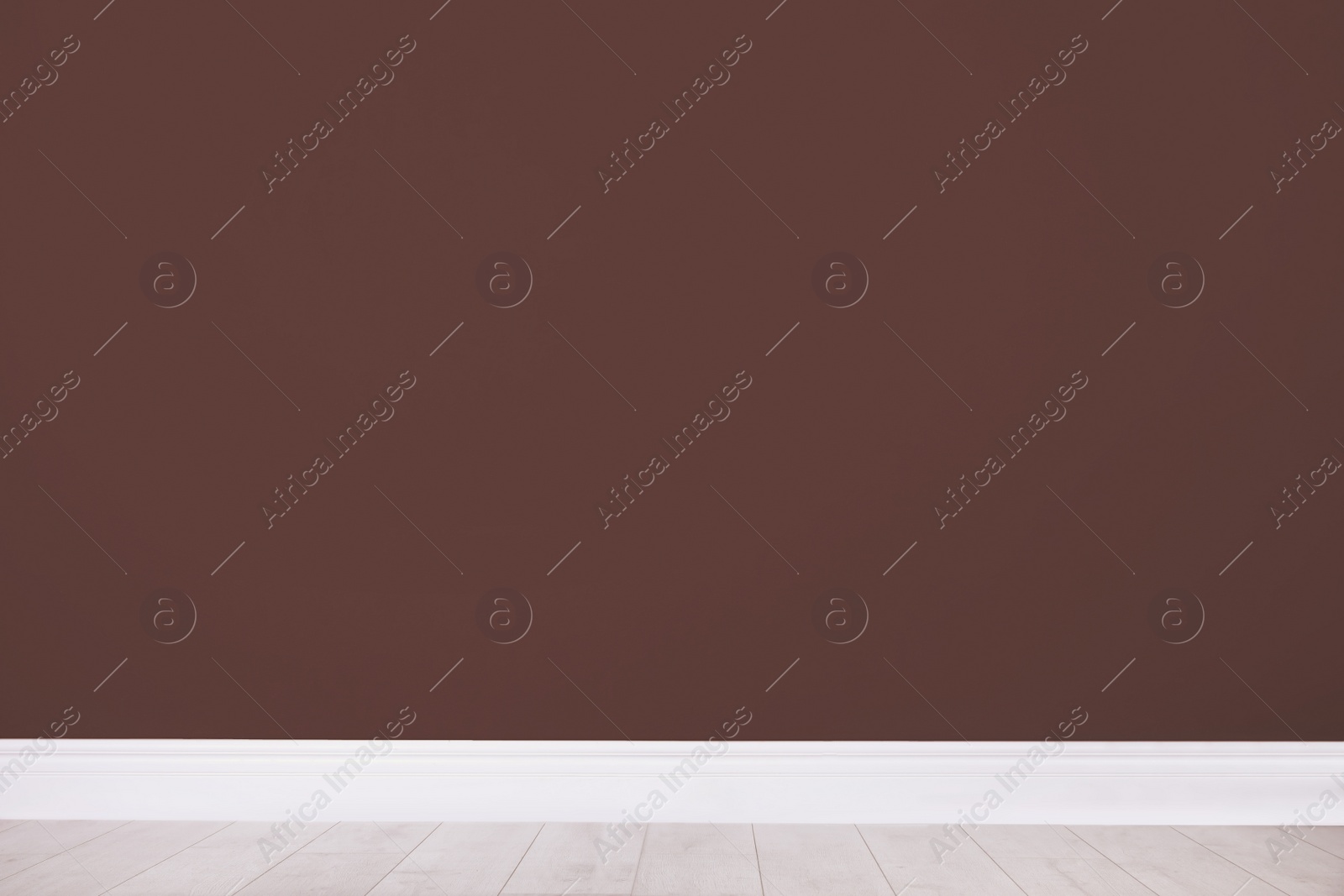 Photo of Blank brown wall in room. Space for design